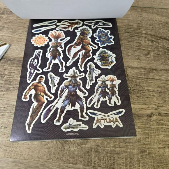 Wakanda Forever Black Panther Marvel Disney Sticker & Advanced Coloring Book - Picture 7 of 11